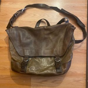 Vintage Brown Leather Bag/Satchel